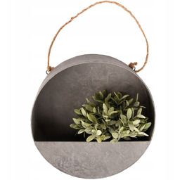 Doniczka ze stali ocynkowanej Ścienna Wisząca na kwiaty