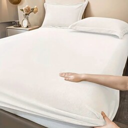 Prześcieradło Polarowe Pluszowe Miś 90x200 cm z Gumką