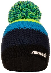Czapka zimowa Reusch Enzo Beanie 7800 czarno-niebiesko-żółty