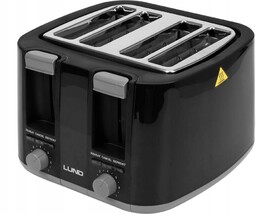 Toster 1300-1500W Czarny 67501 Lund