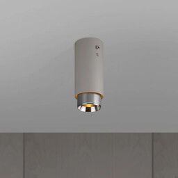Lampa sufitowa punktowa Exhaust Linear Stalowa Szara ze