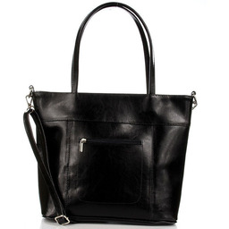 Torebka skórzana damska DAN-A T278 czarna