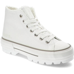 Big Star Białe Sneakersy Skórzane Wygodne Buty Damskie