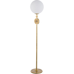 Lampa podłogowa do salonu biała kula Dimaro DIM-LS-1