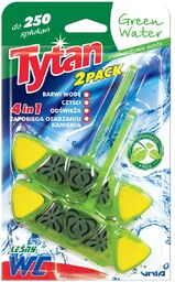 Czterofunkcyjna zawieszka barwiąca wodę Tytan Green 2X40G