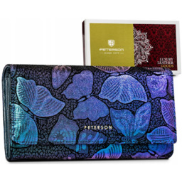 Skórzany damski portfel Peterson PTN 42122-ONBF