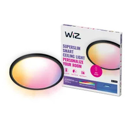 WiZ Superslim Ceiling 22W Czarny Lampa sufitowa