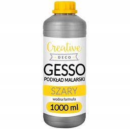 Gesso akrylowe szare podkład malarski grunt primer
