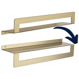 Półka z uchwytem na ręczniki 500x95x100 mm, złoto