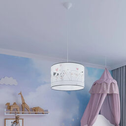 Sollux Dziecięca lampa wisząca CAT SL.1418 owalna 1xE27