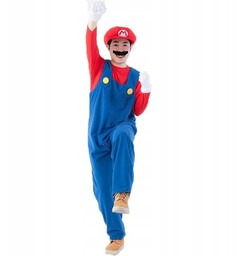 Strój Super Mario Bros Gra Nintendo Przebranie M