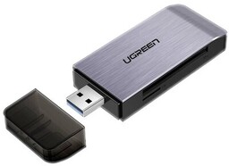 UGREEN Czytnik kart SD/MicroSD CM180 Srebrny