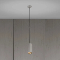 Lampa wisząca punktowa Exhaust Cross Stalowa Szara