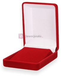 Ozdobne pudełko prezentowe czerwone