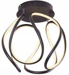 Plafon Lampa Led Maxlight Twist C0147 Czarny