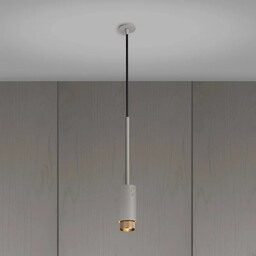 Lampa wisząca punktowa Exhaust Linear Stalowa Szara