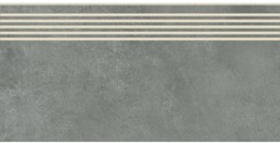 Gres szkliwiony stopnica GENFORD grey mat 29,8x59,8 gat.