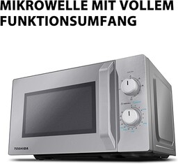 Toshiba Solo kuchenka mikrofalowa 20 l MW2-MM20PF(SL), wolnostojąca