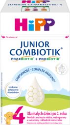 HiPP 4 Junior Combiotik, mleko modyfikowane dla dzieci,