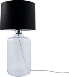 Lampka stołowa SAMASUN szklana czarny abażur 5501BK -