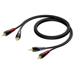 PROCAB Kabel 2x RCA/Cinch Męski -2x RCA/Cinch Męski
