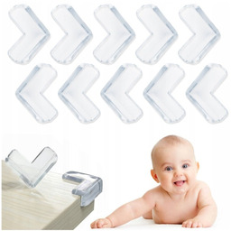 10x ZABEZPIECZENIE Osłona NAROŻNIKÓW Szafek NA ROGI Ranty