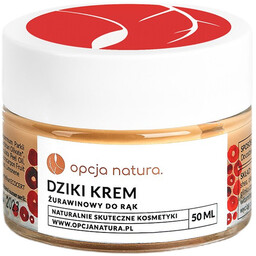 Opcja Natura Dziki Krem żurawinowy do rąk 50ml
