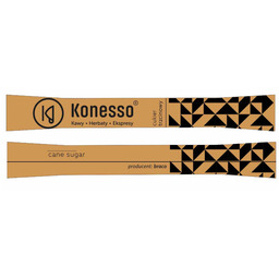 Cukier trzcinowy w paluszkach KONESSO - 1000x4g