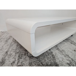 Stolik kawowy BRITTA 100 59 cm na kółkach,