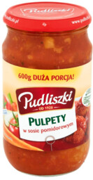 Pudliszki - Pulpety wieprzowo-wołowe w sosie pomidorowym