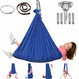 Huśtawka Dla Dzieci Hamak Chusta Sensoryczna Szarfa Akrobatyczna