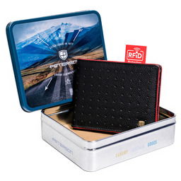 Skórzany męski portfel Peterson PTN 1517.03