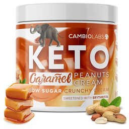 Karmelowe masło orzechowe bez cukru - wersja CRUNCHY