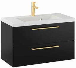Szafka Wisząca Z Umywalką RON 80 cm -