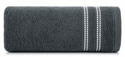Ręcznik bawełniany 50x90 Ally grafitowy frotte 500 g/m2
