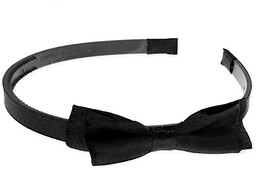 AKSAMITNA OPASKA Z KOKARDĄ rockabilly opaski plastik pin
