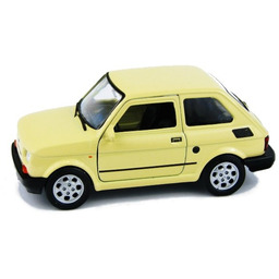 WELLY 1:27 FIAT 126P - kremowy