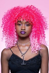 SMIFFYS 51646 Pink Manic Panic Passion Ombre Curl