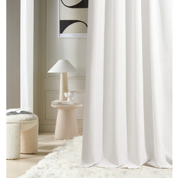 ZASŁONA AURA - ZŁAMANA BIEL 180x260 TAŚMA