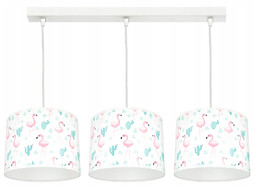 Lampa sufitowa wisząca żyrandol Flamingi lampy do pokoju