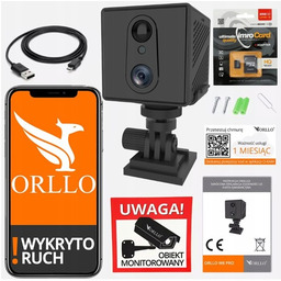 Mini Kamera Orllo W8 Pro Sim Gsm 4G