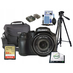 Panasonic DC-FZ82DE-K 6 akcesoriów zestaw 2xl Mos 18,1MP