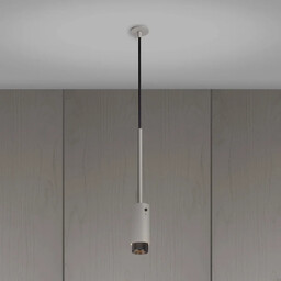 Lampa wisząca punktowa Exhaust Cross Stalowa Szara