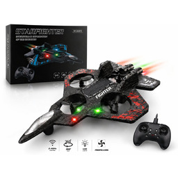 Dron samolot STARFIGHTER LED 4-śmigłowy Akrobacje Zdalnie sterowany