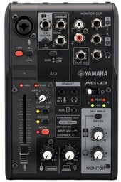 YAMAHA Mikser audio AG03MK2 Czarny