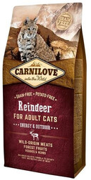 Carnilove For Adult Cats Energy & Outdoor Reindeer