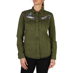 Kurtki marki Guess model W83H54. Kolor Zielony, Odzież