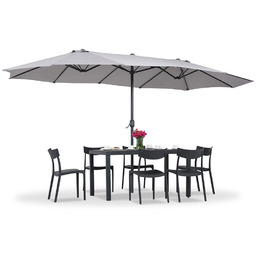 Podwójny parasol ogrodowy Merida 2,7 x 4,5 m