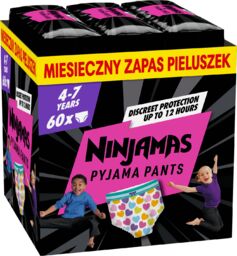 Pampers Ninjamas Pyjama Pants 4-7 lat (17-30 kg),