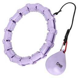 ONE FITNESS Hula hop OHA02 Fioletowy